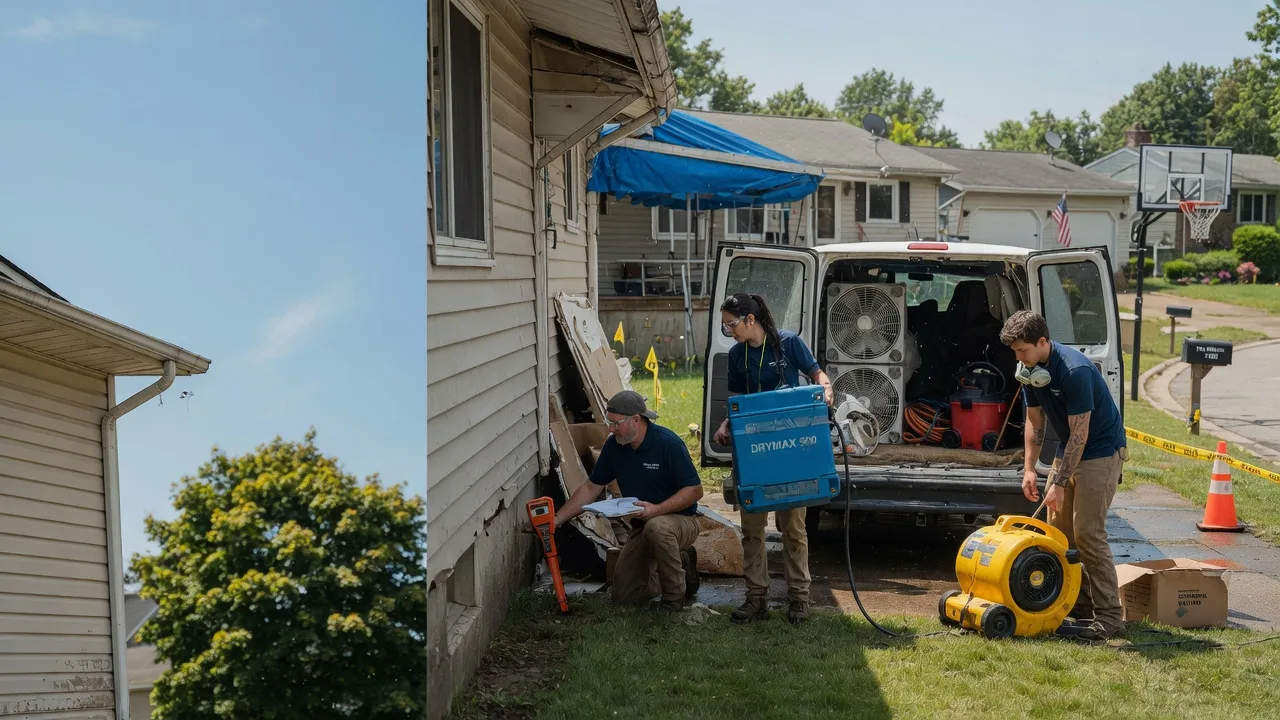 Ceiling Leak Cleanup in Belknap, IL near me
