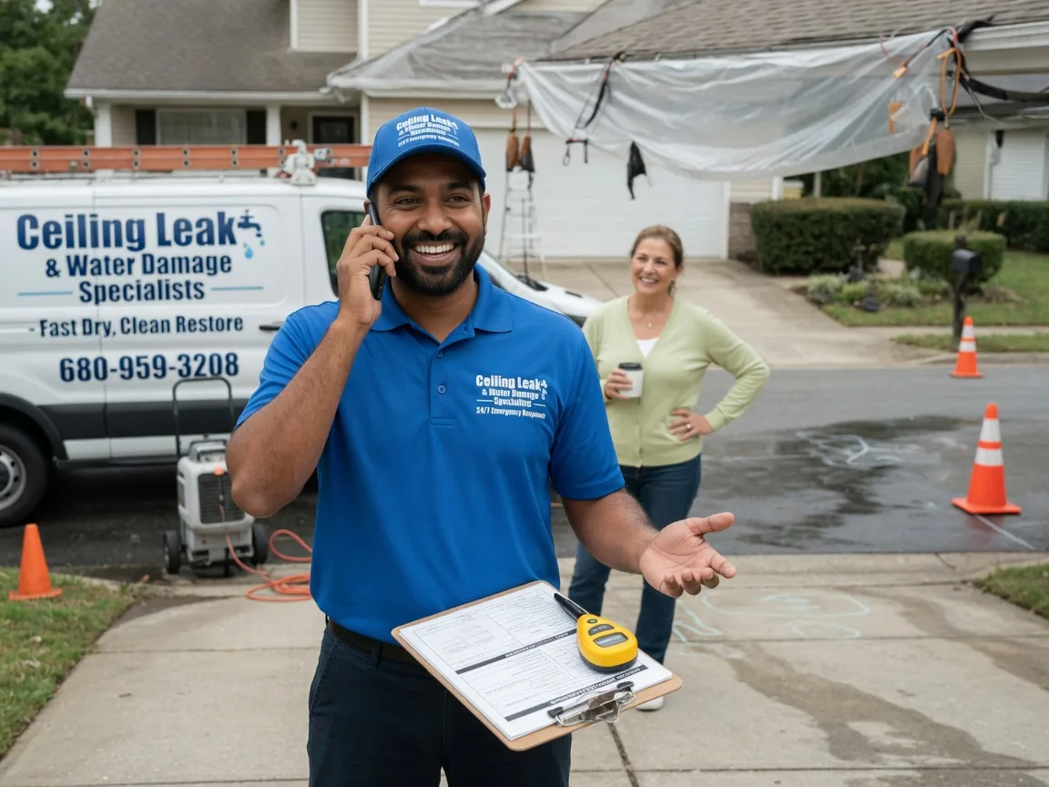 Ceiling Leak Cleanup Belknap, IL FAQs